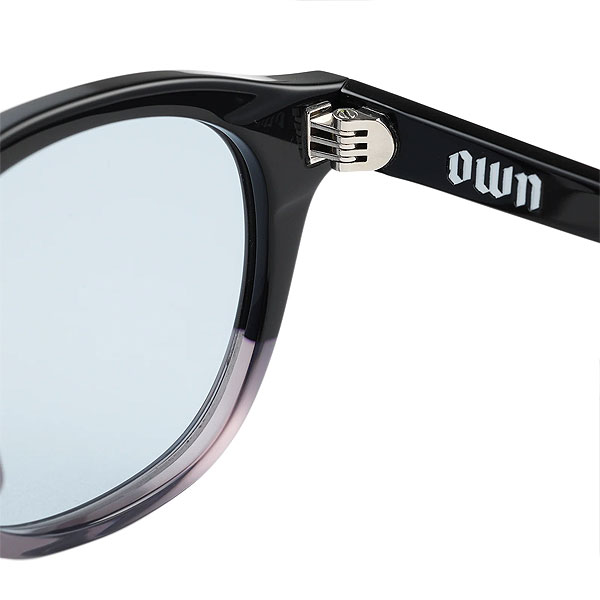 オウン サングラス OWN #06 BLACK×GREY / GRAYISH BLUE メンズ クリア