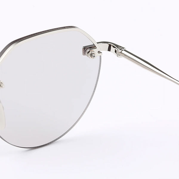 ※値下げ【美品】OWN OW-10SV-CGY #10 チタニウム ライトグレー オウン サングラス OWN #10 SILVER TITANIUM/CLEAR GREY メンズ セミ