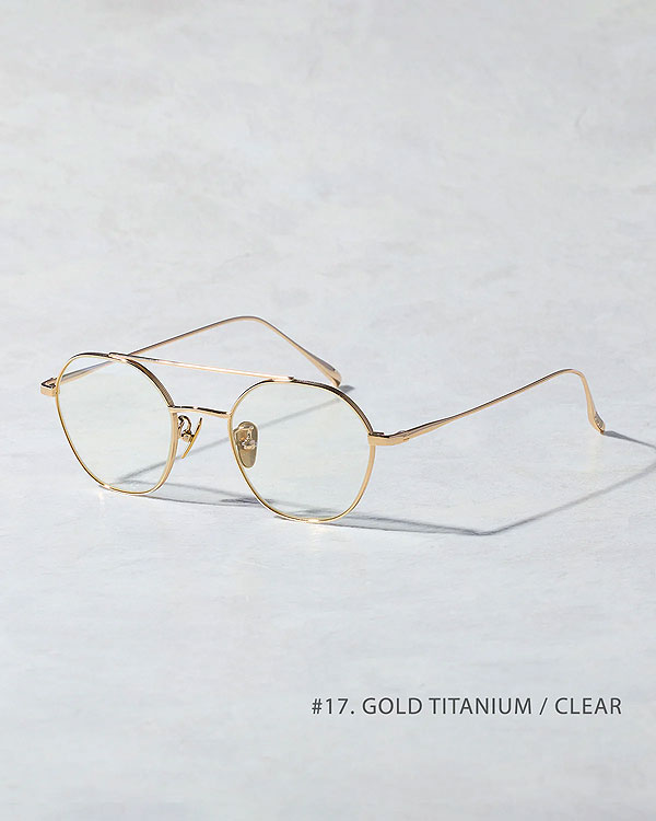 オウン サングラス OWN #17 GOLD TITANIUM / CLEAR メンズ メガネ ツー