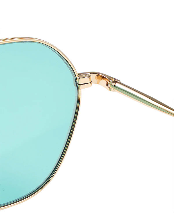 オウン サングラス OWN #17 GOLD TITANIUM / LIGHT GREEN メンズ