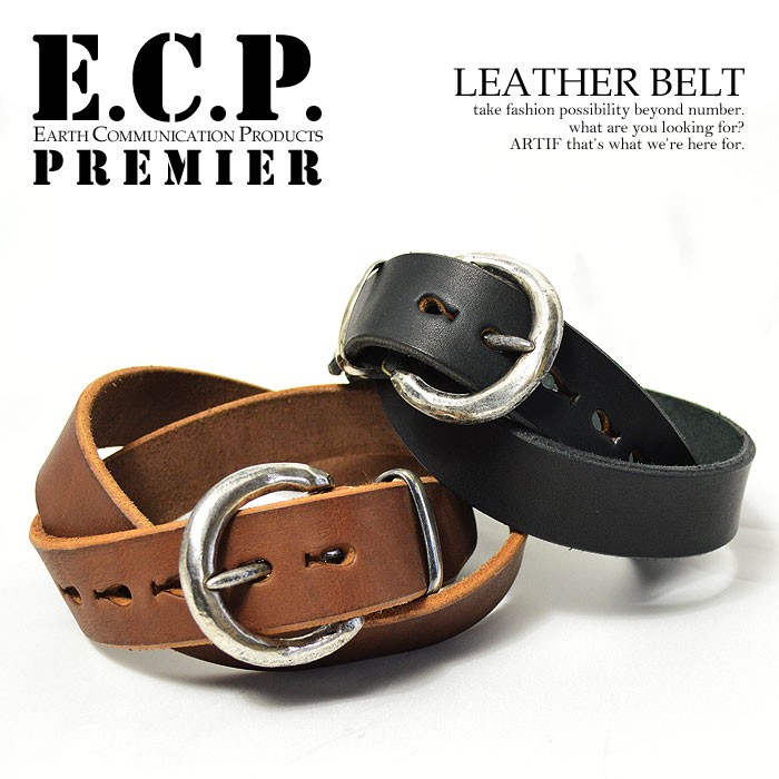 イーシーピー ベルト E.C.P. PREMIER LEATHER BELT : prm003