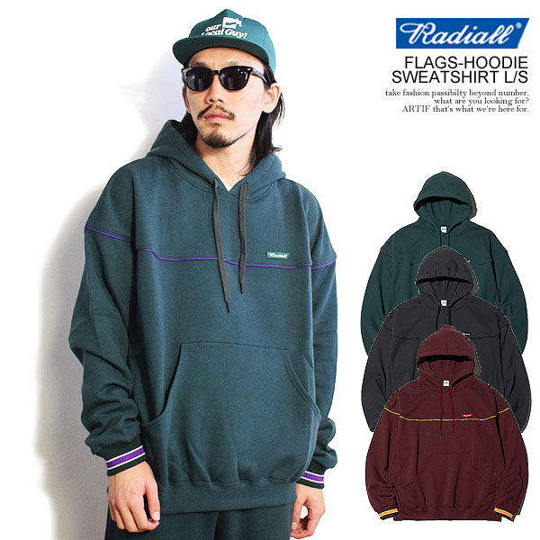 SALE セール ラディアル パーカー RADIALL FLAGS - HOODIE SWEATSHIRT