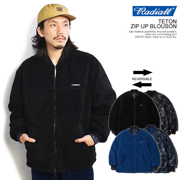 SALE セール ラディアル ジャケット RADIALL TETON - ZIP UP BLOUSON radiall メンズ リバーシブルジャケット