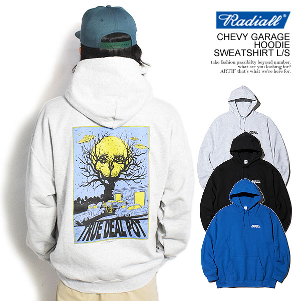 ラディアル パーカー RADIALL CHEVY GARAGE - HOODIE SWEATSHIRT L/S