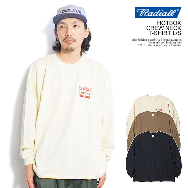 ラディアル Tシャツ RADIALL HOTBOX - CREW NECK T-SHIRT L/S radiall