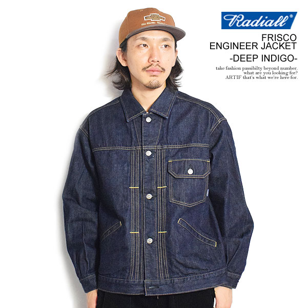 ラディアル ジャケット RADIALL FRISCO - ENGINEER JACKET -DEEP