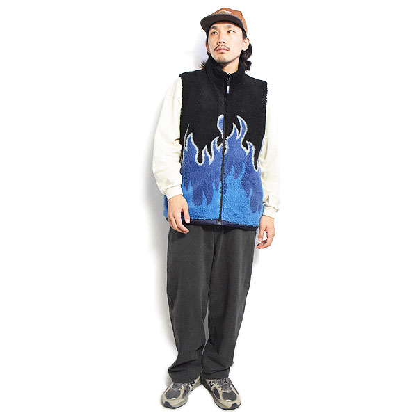 ラディアル ベスト RADIALL FLAMES - ZIP UP VEST radiall