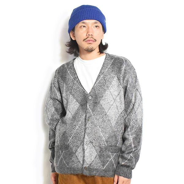 SALE セール ラディアル カーディガン RADIALL INNA DE YARD - CARDIGAN SWEATER L/S radiall  メンズ モヘアカーディガン ニット 送料無料 ストリート