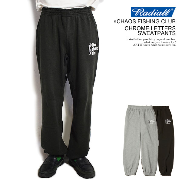 SALE セール ラディアル パンツ RADIALL×CHAOS FISHING CLUB CHROME LETTERS - SWEATPANTS  スウェットパンツ コラボ ストリート : rad-23aws-jw003 : ARTIF - 通販 - Yahoo!ショッピング