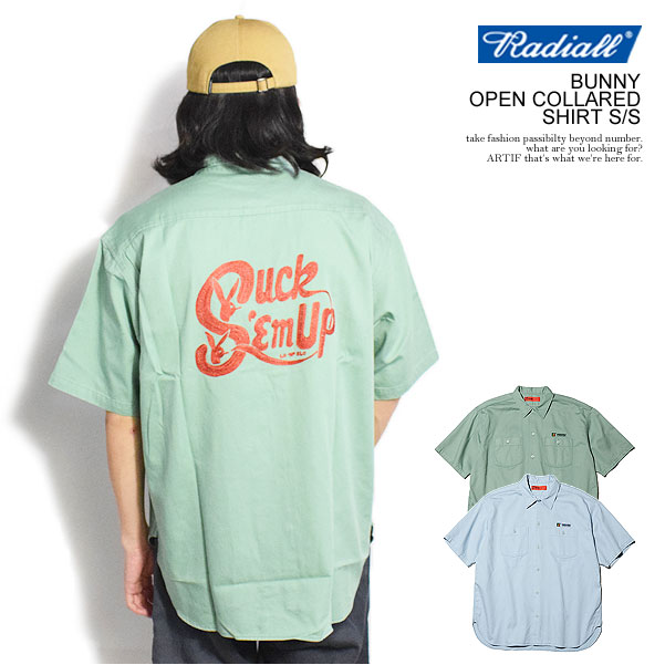 SALE セール ラディアル シャツ RADIALL BUNNY - OPEN COLLARED SHIRT