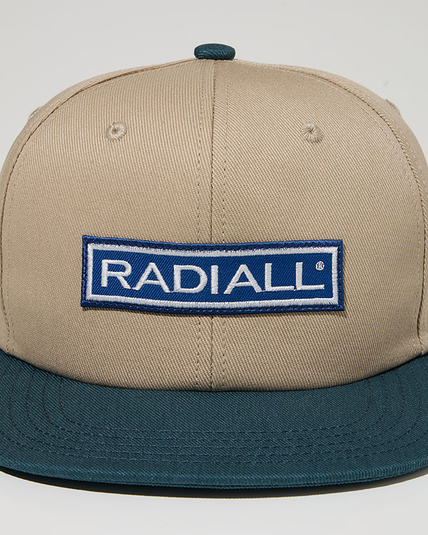 4D7S×Radiall コラボキャップ ブルー/ワッペン ホデナス