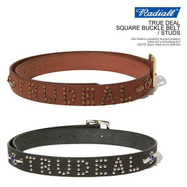 RADIALL ラディアル ベルト TRUE DEAL - SQUARE BUCKLE BELT