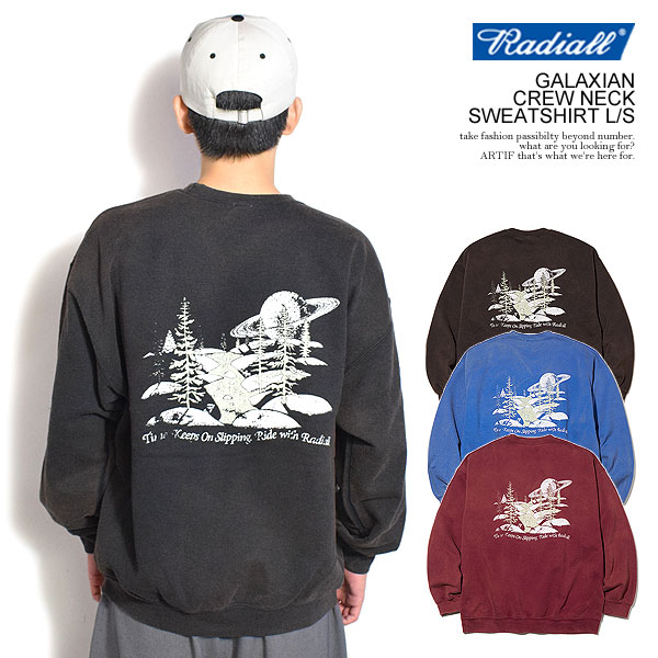 ラディアル スウェット RADIALL GALAXIAN - CREW NECK SWEATSHIRT L/S