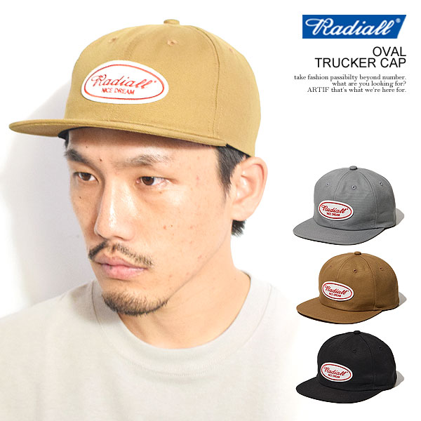RADIALL 完売ラディアル トラッカーキャップ ラディアル キャップ RADIALL OVAL - TRUCKER CAP radiall メンズ