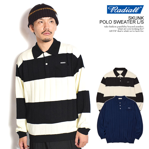 RADIALL ボーダーポロシャツ RADIALL（ラディアル） G-Body POLO SHIRT S/S RAD-25SS-CUT006