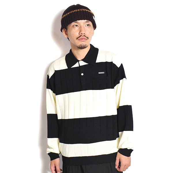RADIALL ボーダーポロシャツ rad-25aw-knit002_4.jpg