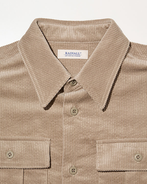 [サイズL]25AW新品未使用RADIALL ラディアル チョアシャツ RADIALL ラディアル LOWLANE - REGULAR COLLARED SHIRT S/S