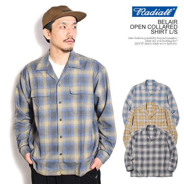 ラディアル シャツ RADIALL BELAIR - OPEN COLLARED SHIRT L/S radiall