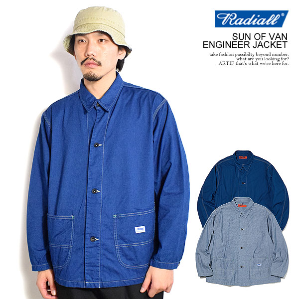 ラディアル ジャケット RADIALL SUN OF VAN - ENGINEER JACKET radiall
