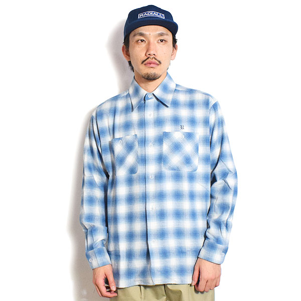 RADIALE チェック柄カジュアルシャツ 楽天市場】RADIALL ラディアル BELAIR - OPEN COLLARED SHIRT L/S