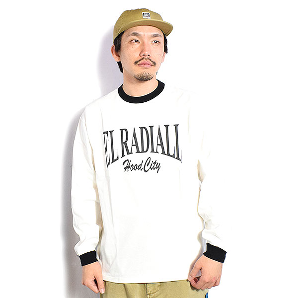【再値下げ】サイズS RADIALL ラディアル ベロアロンT ラディアル Tシャツ RADIALL COLLEGE - CREW NECK T-SHIRT L/S radiall