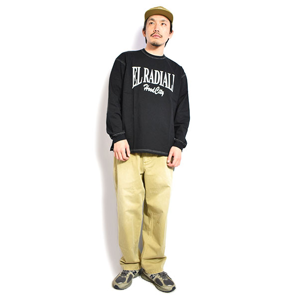 ラディアル Tシャツ RADIALL COLLEGE - CREW NECK T-SHIRT L/S radiall