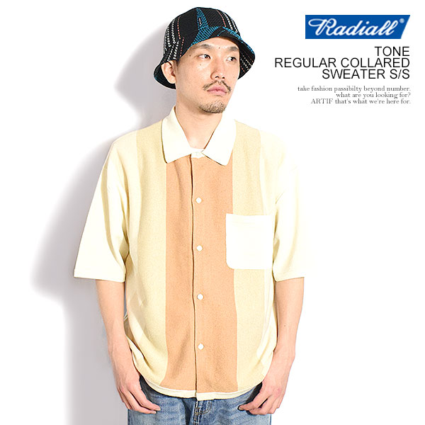 ラディアル シャツ RADIALL TONE - REGULAR COLLARED SWEATER S/S
