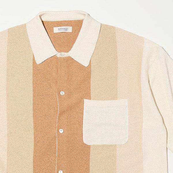 ラディアル シャツ RADIALL TONE - REGULAR COLLARED SWEATER S/S