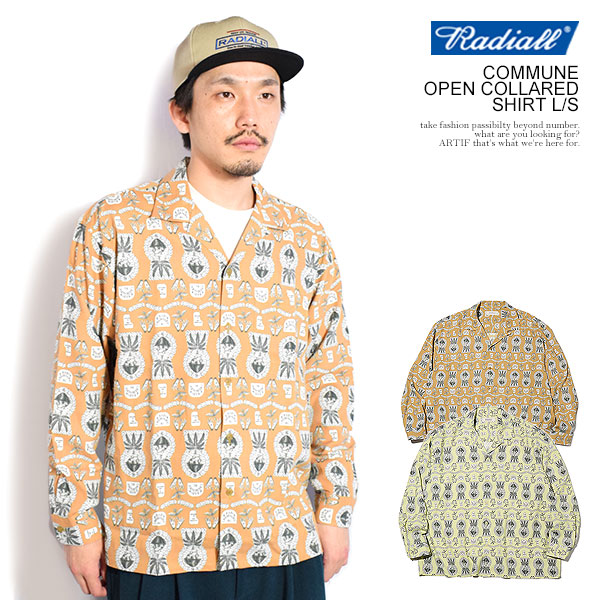 ラディアル シャツ RADIALL COMMUNE - OPEN COLLARED SHIRT L/S