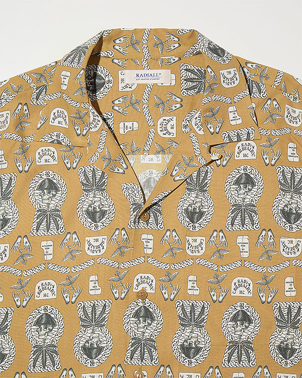 ラディアル シャツ RADIALL COMMUNE - OPEN COLLARED SHIRT L/S