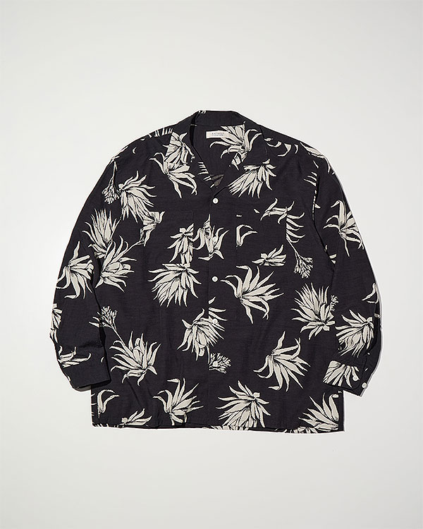 ラディアル シャツ RADIALL AGAVE - OPEN COLLARED SHIRT L/S メンズ