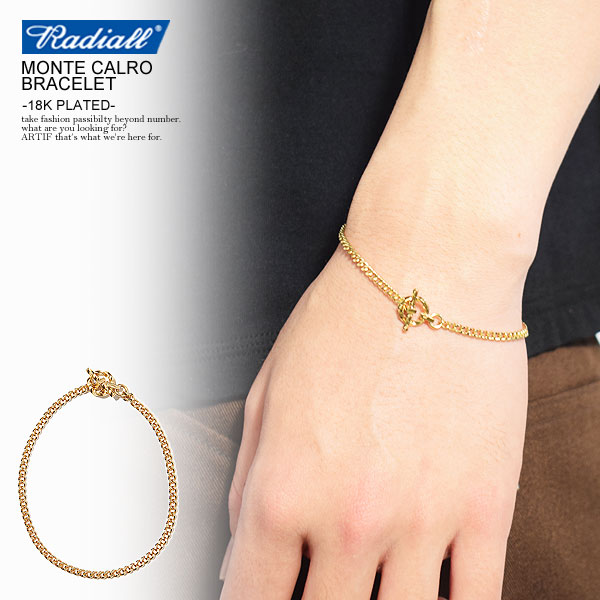 ラディアル ブレスレット RADIALL MONTE CALRO - BRACELET -18K PLATED