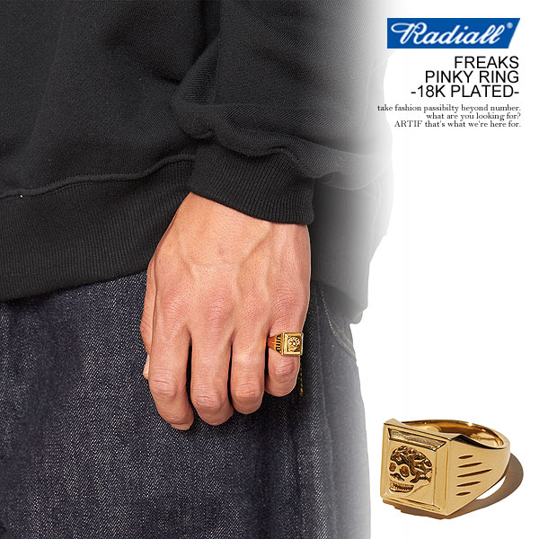 ラディアル リング RADIALL FREAKS - PINKY RING -18K PLATED- radiall