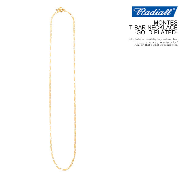 ラディアル ネックレス RADIALL MONTES - T-BAR NECKLACE -GOLD PLATED