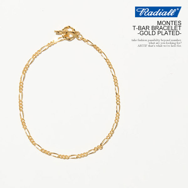 RADIALL ラディアル　ブレスレット ラディアル ブレスレット RADIALL MONTES - T-BAR BRACELET -GOLD