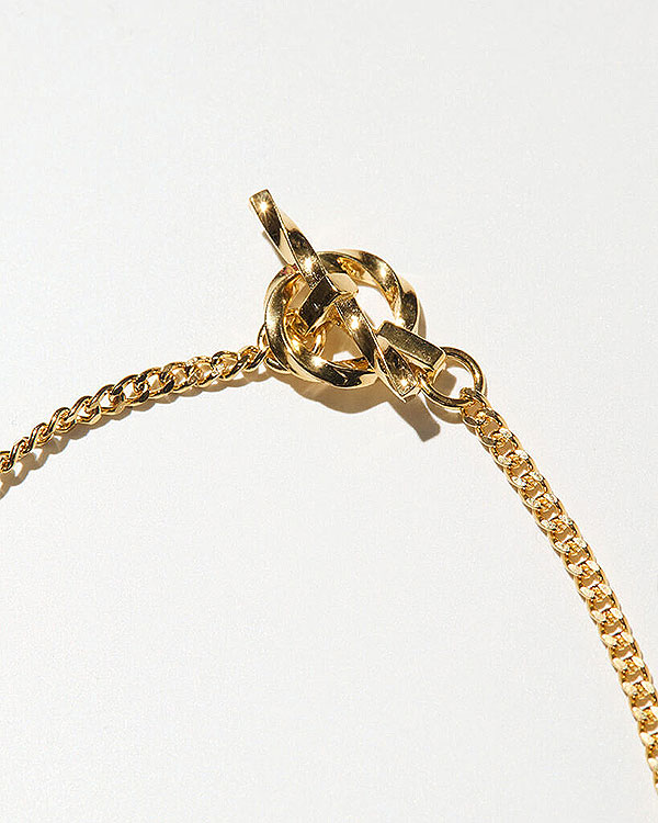 ラディアル ブレスレット RADIALL CURB - T-BAR BRACELET -GOLD PLATED