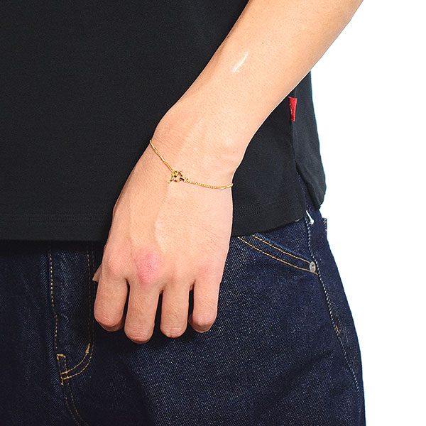 ラディアル ブレスレット RADIALL CURB - T-BAR BRACELET -GOLD PLATED