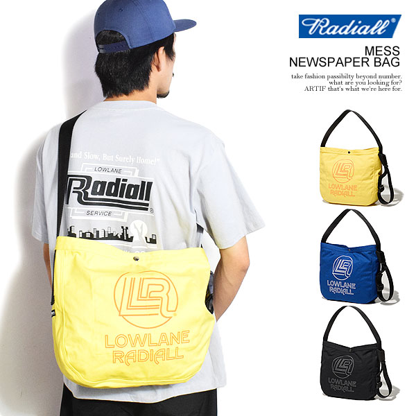 RADIALL ラディアル MESS - NEWSPAPER BAG radiall メンズ ニュースペーパーバッグ ショルダーバッグ SPEAKEASY atfacc ラディアル ニュースペーパーバッグ RADIALL MESS - NEWSPAPER BAG