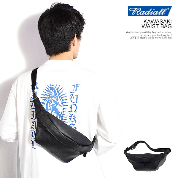M*6様 【希少】 radiall ラディアル　ウエストポーチ　ボディーバッグ ラディアル ウエストバッグ RADIALL KAWASAKI - WAIST BAG radiall