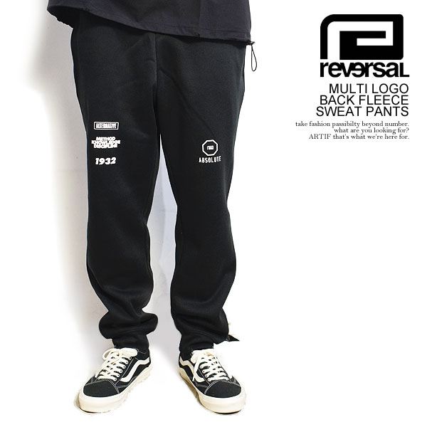 リバーサル パンツ reversal MULTI LOGO BACK FLEECE SWEAT