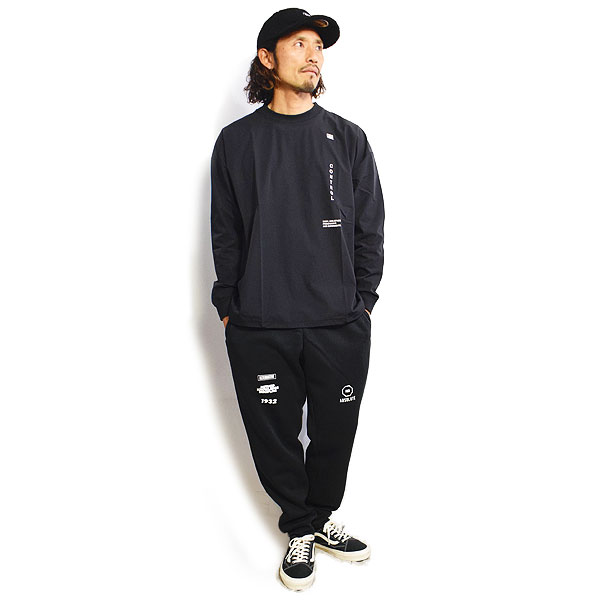 リバーサル パンツ reversal MULTI LOGO BACK FLEECE SWEAT PANTS