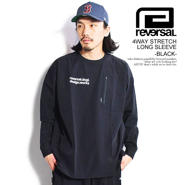 リバーサル Tシャツ reversal 4WAY STRETCH LONG SLEEVE