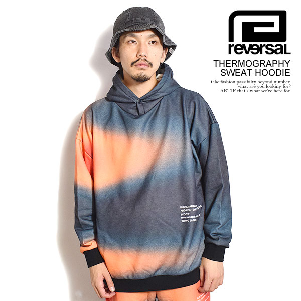 リバーサル パーカー reversal THERMOGRAPHY SWEAT HOODIE メンズ プルオーバー ビッグシルエット rvddw  送料無料 ストリート : rv24aw201 : ARTIF - 通販 - Yahoo!ショッピング