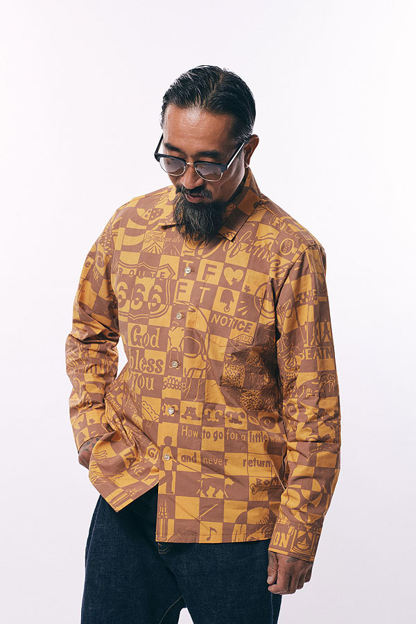 SALE セール ソフトマシーン シャツ SOFTMACHINE PUZZLE SHIRTS L/S(L