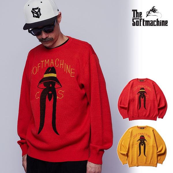 ソフトマシーン ニット SOFTMACHINE EASTSIDE SWEATER(CREW NECK