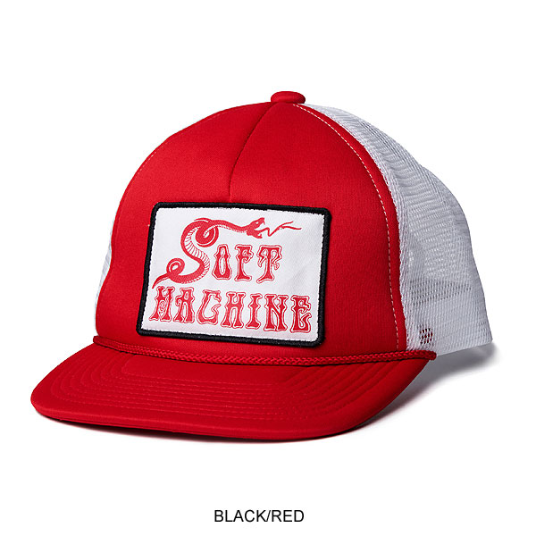 ソフトマシーン キャップ SOFTMACHINE SNAKE LOGO CAP(MESH CAP