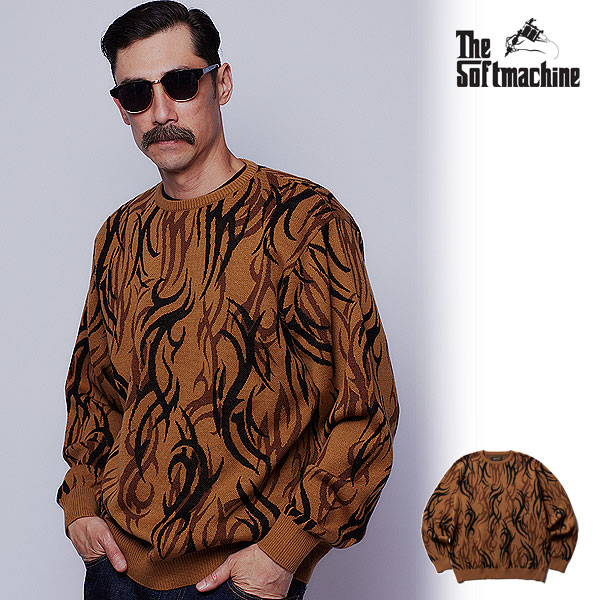 ソフトマシーン ニット SOFTMACHINE TRIBE SWEATER(CREW