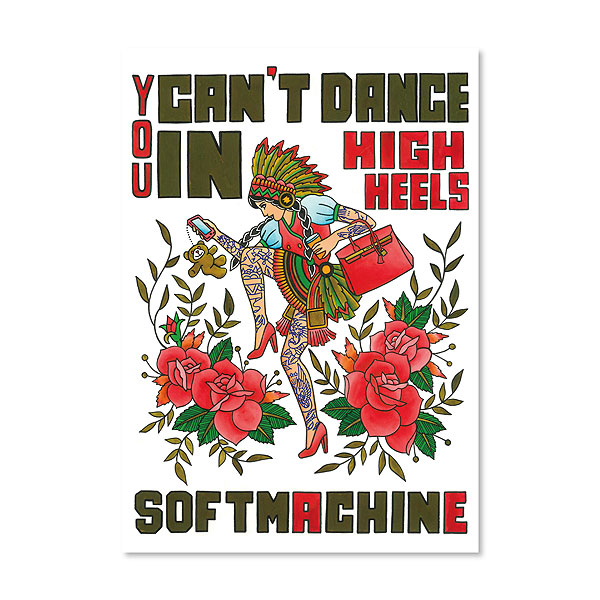 Softmachine（ソフトマシーン） ポスター SOFTMACHINE CAUTION POSTER