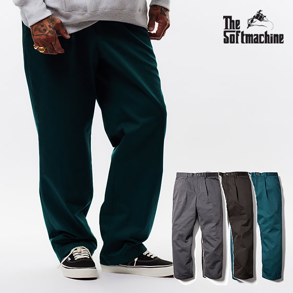 ソフトマシーン パンツ EDWARD PANTS(WORK PANTS)新品 L Softmachine（ソフトマシーン） パンツ SOFTMACHINE EDWARD PANTS