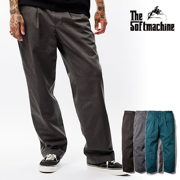 2026 春夏 先行予約 4月〜5月入荷予定 SOFTMACHINE ソフトマシーン EDWARD PANTS メンズ パンツ キャンセル不可 atfpts soft26ss-edwpt_1.jpg